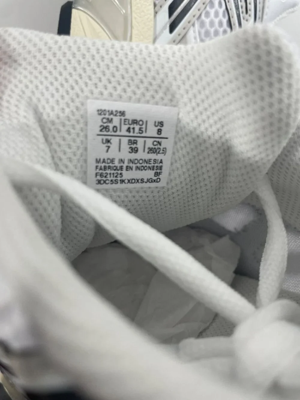 Asics Gel-1130 Running Shoes White/Cloud Grey Men's Size 8 Women's Size 9.5 NWB - Picture 10 of 11